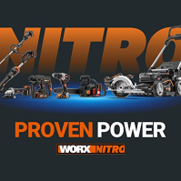 WORX WG325E Nitro Profesionální mini bezdrátová řetězová pila 20 V - Jednoruční větevní pila - Silný bezkartáčový motor - 12 cm 